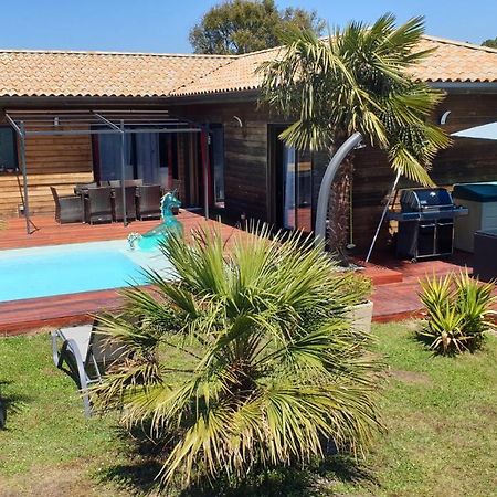 Villa Avec Piscine Chauffee Moliets-et-Maa Bagian luar foto