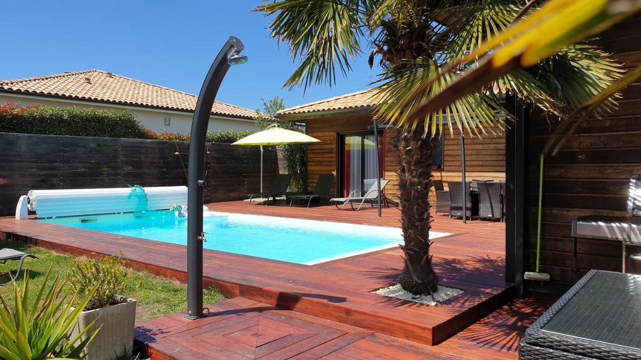 Villa Avec Piscine Chauffee Moliets-et-Maa Bagian luar foto