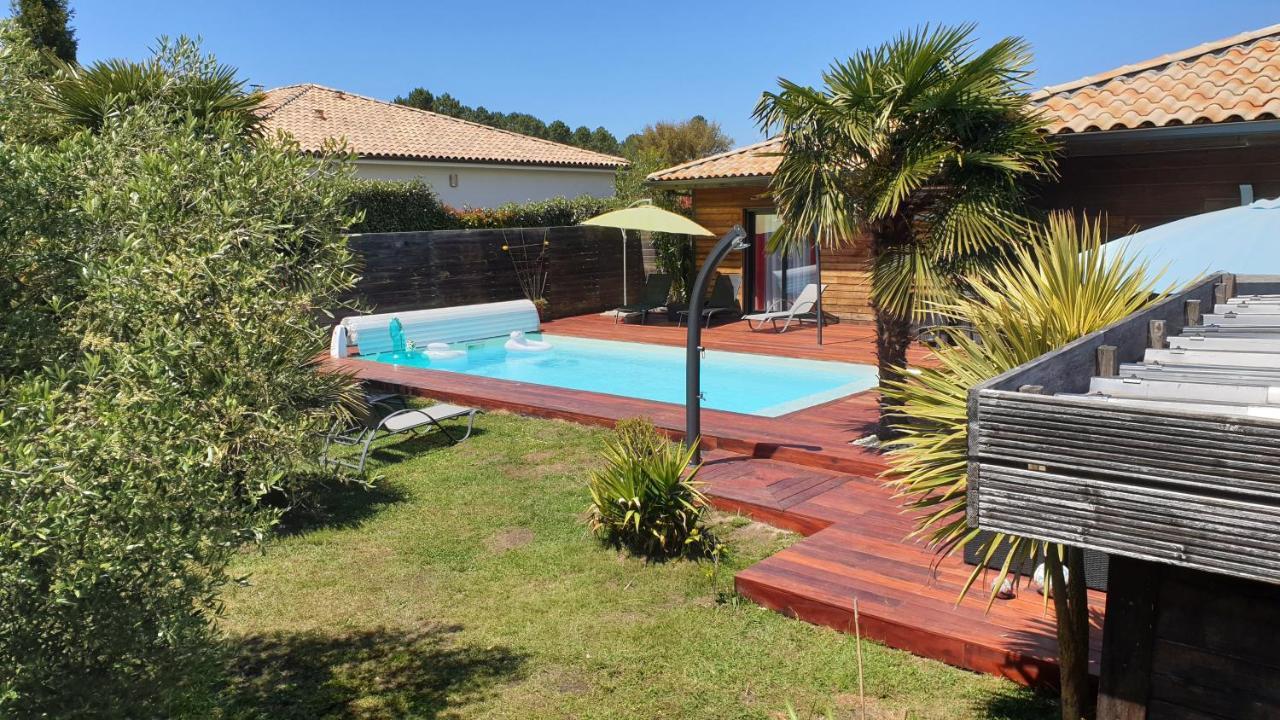 Villa Avec Piscine Chauffee Moliets-et-Maa Bagian luar foto